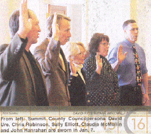 2009 Jan 7 Summit County Commissioners Sworn-In