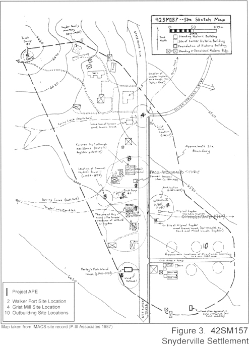 Snyderville - Historic map