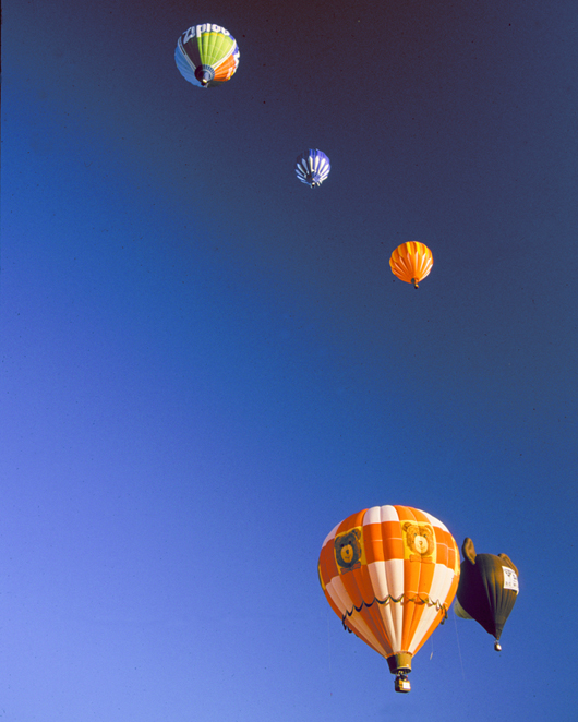 Hot Air Balloons over Silver Springs - Photo courtesy of Bob Follett