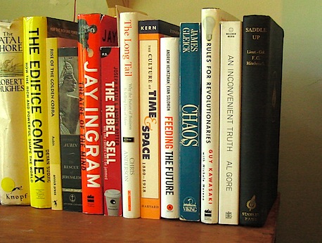 shelf of books