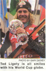 Ted Ligety World Cup Giant Slalom winner - 2008 in Bormio, Italy