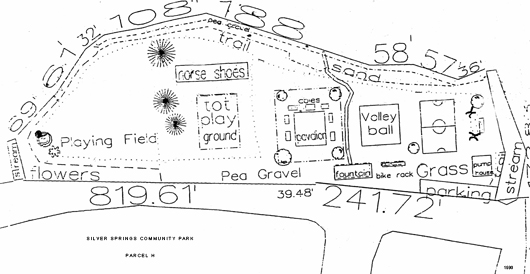 Silver Springs Community Park - 1990 Sketch