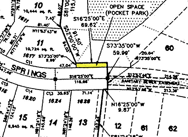 Ross Lloyd Pocket Park on SouthShore recorded plat map