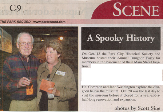 2007 October 12 Historical Society Hall Compton and Jane Washington