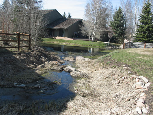 2007- Creekside Easement waterway