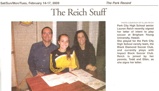 2009 - Feb Lauren Reich