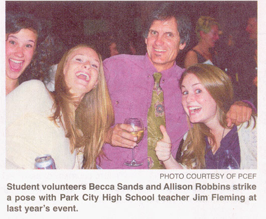 2009 - Sep 19 - Jim Fleming, PCHS History teacher at PCEF fundraiser