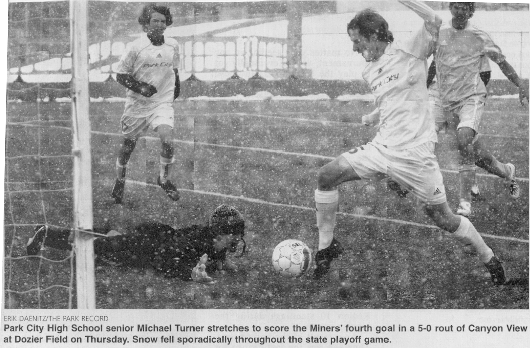 2010 - May 1 - Michael Turner scores Miners’ 4th goal