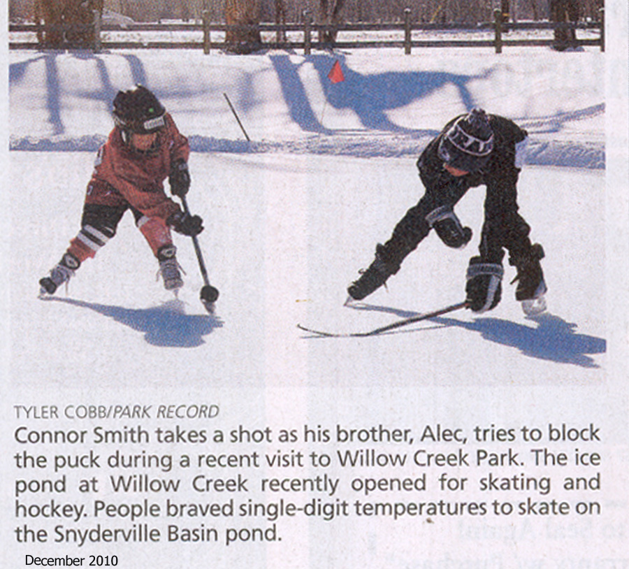 2011- Willow Creek Park hockey