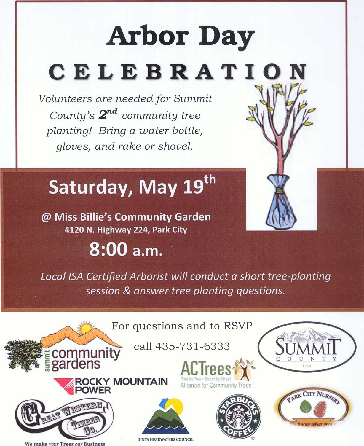 2012 May 19 Arbor Day Tree Planting