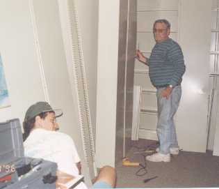 1995 - Merrill Duncan and John Hanrahan set up new shelving