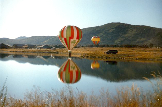 “Balloons by South Shore lake in Silver Springs 1985 - Autumn Aloft” - Photo courtesy of Kirsten Kobler