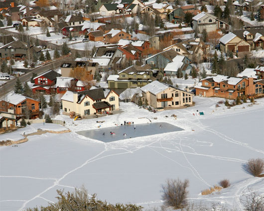 Silver Springs Lake - Mooney Ice Rink - courtesy of Bob Follett