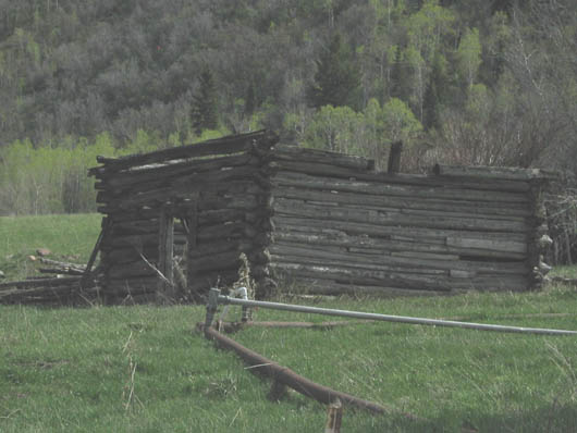 Cabin off Highway 224 and White Pine Canyon Road - 2009