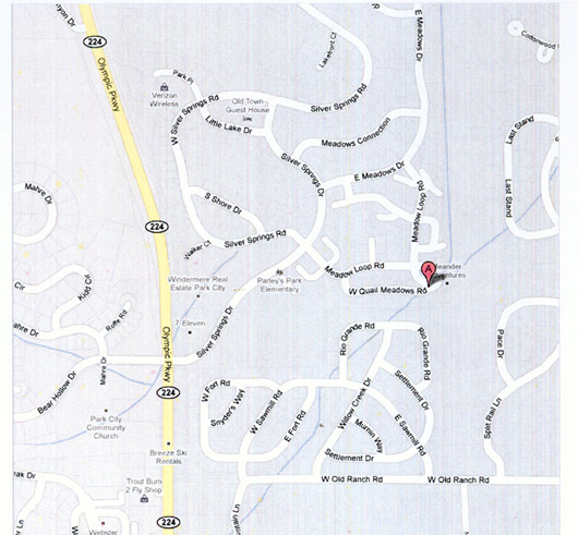 Quail Meadows Condos street map