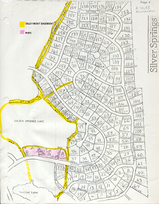 Enjoyment Easement Map