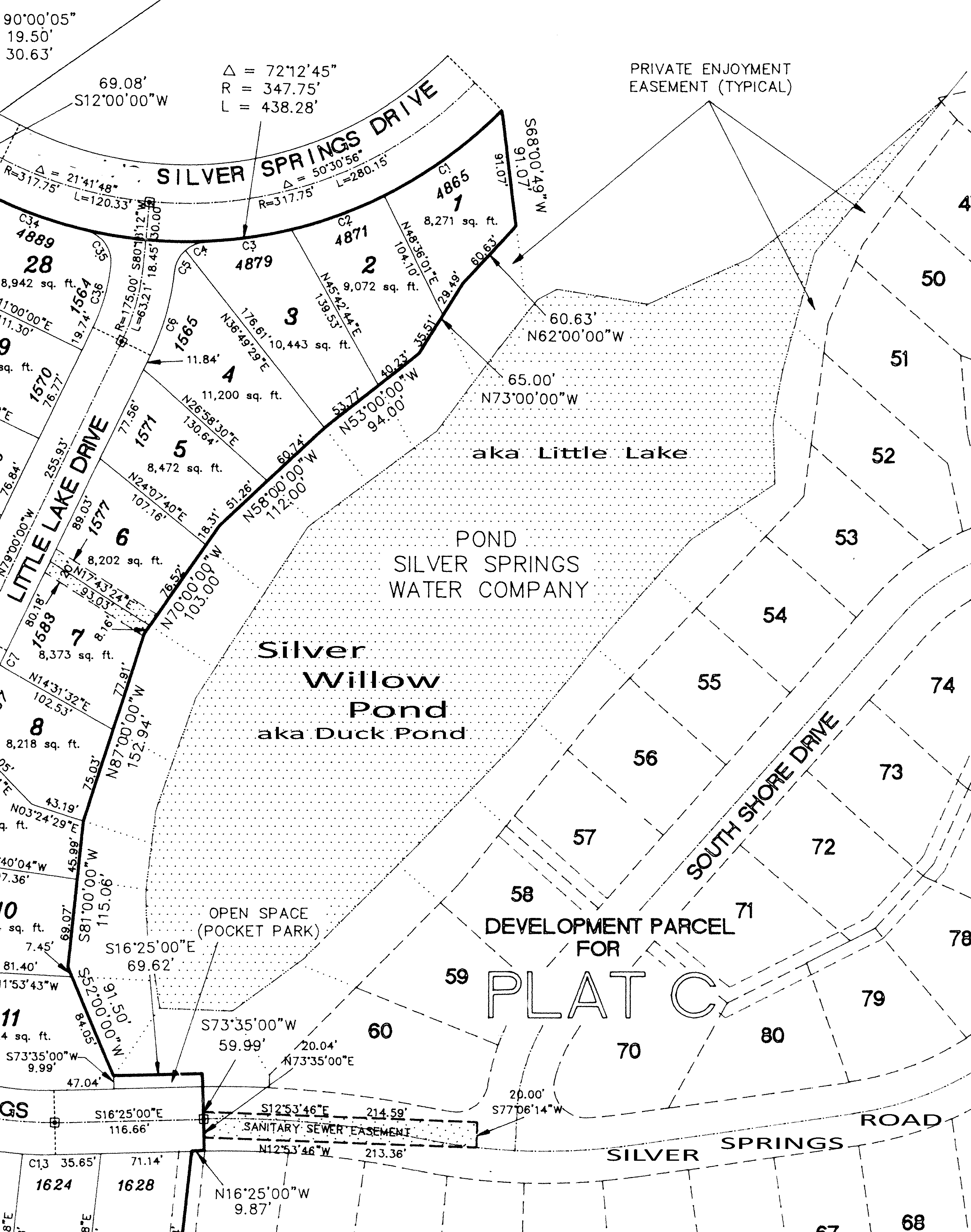 Little Lake on SouthShore Plat A - 1991