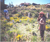 Snyderville Cemetery dedication in 2001 by the Daughters of Utah Pioneers