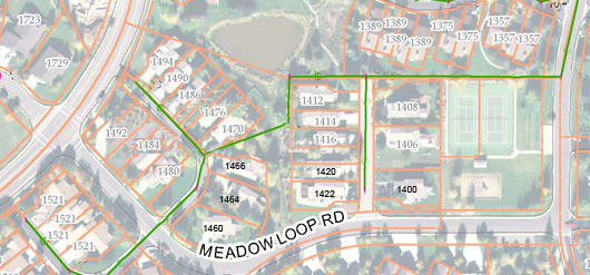 Meadow Spring Single Family - aerial