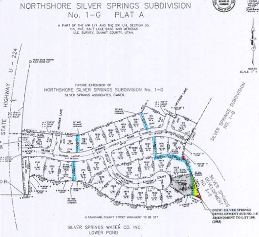 North Shore Silver Springs Subdivision 1989 No. 1-G Plat A