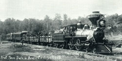 1889 Railroad engine near Wanship