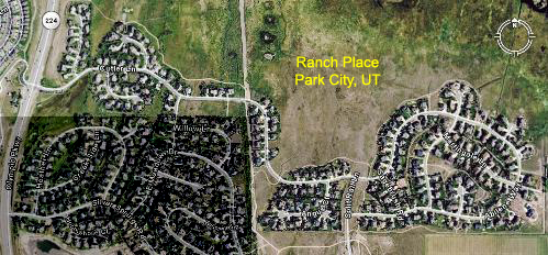 Ranch Place aerial photo