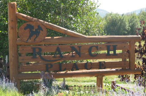 Ranch Place Entry gate sign 1995