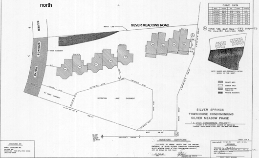 Silver Meadows south - 1981 plat map