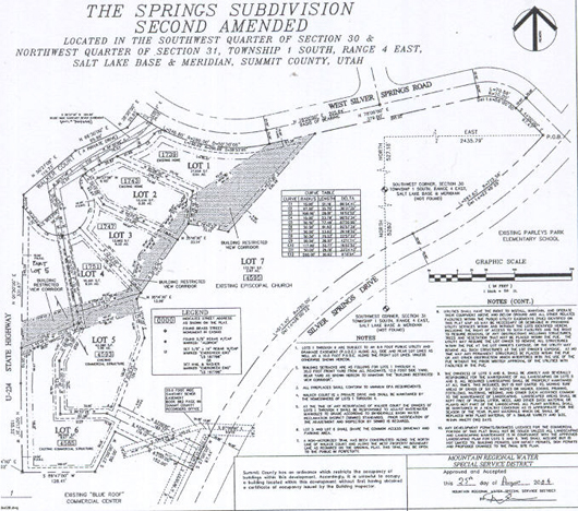 The Springs - Six single family lots - 2004-2005