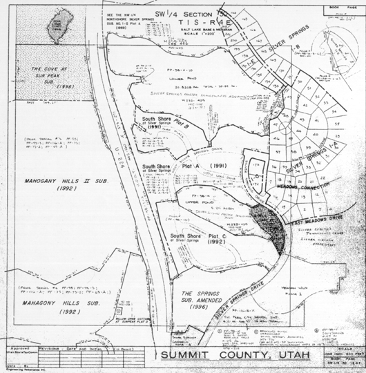 Silver Springs Section 30 plat map T 1 S - R 4 E - 2008