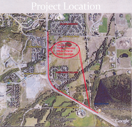 S.R. 224 Trail Project - from White Pine to Silver Springs - 2008
