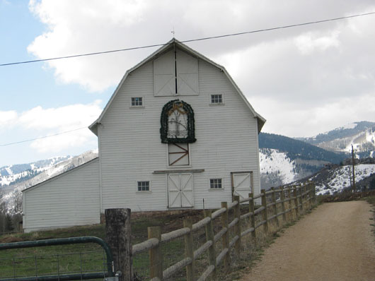 Wallin Dairy Farm - hay barn at 5376 Hwy 224 Summit County, Utah