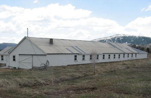 Wallin Dairy Farm - milking barn at 5376 Hwy 224 Summit County, Utah