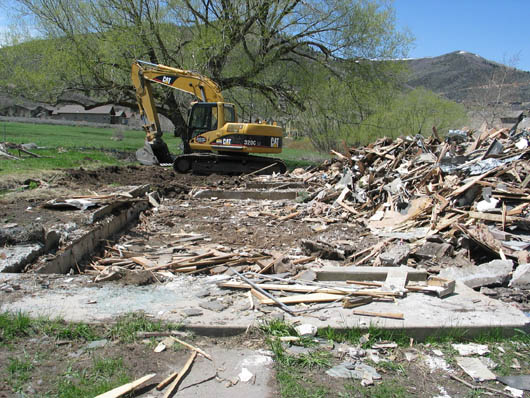 Wilford W. Snyder Home demolished May 5, 2009