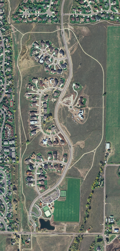 Willow Creek Aerial Map - 2006