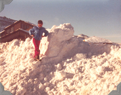 Winter of 1983 - Road became tunnels